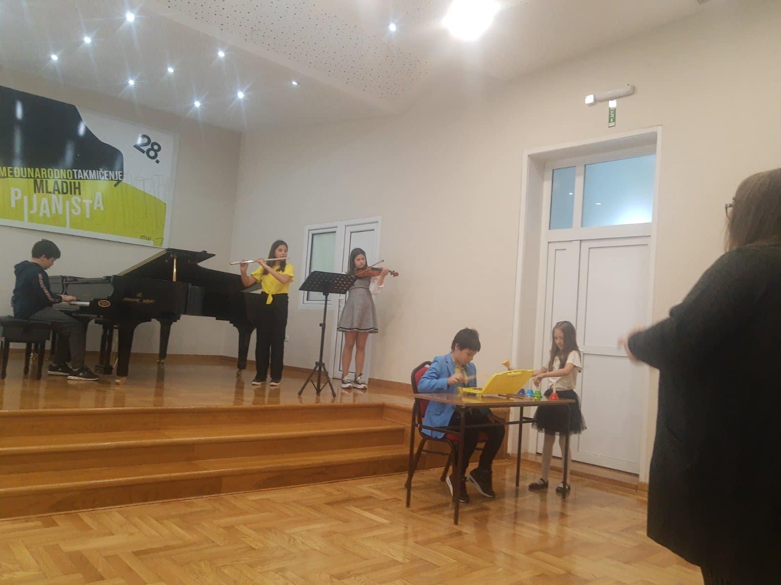 Наступ “Чаробног квинтета” у музичкој школи
