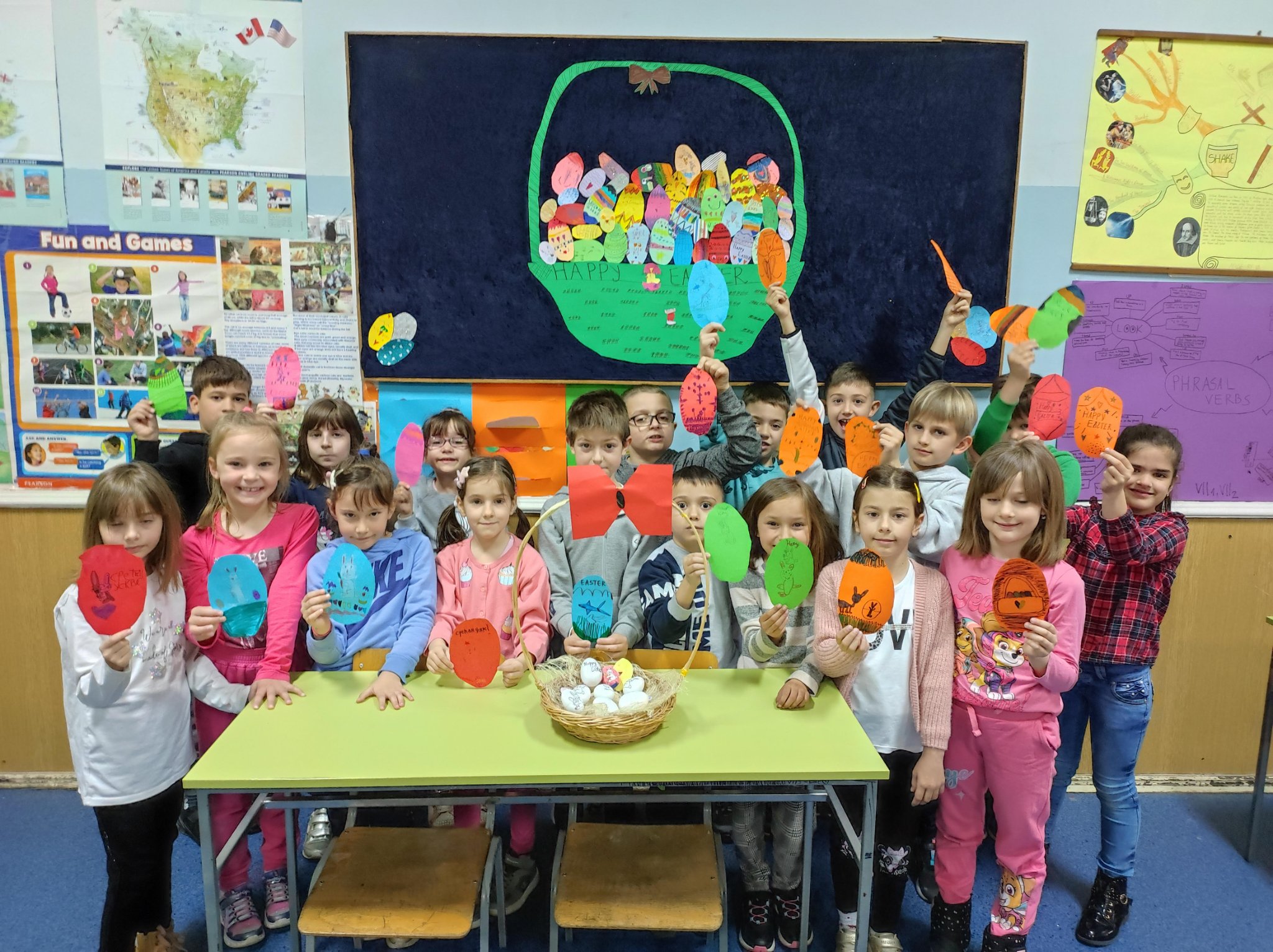 Прослава ускршњих празника на часу енглеског језика